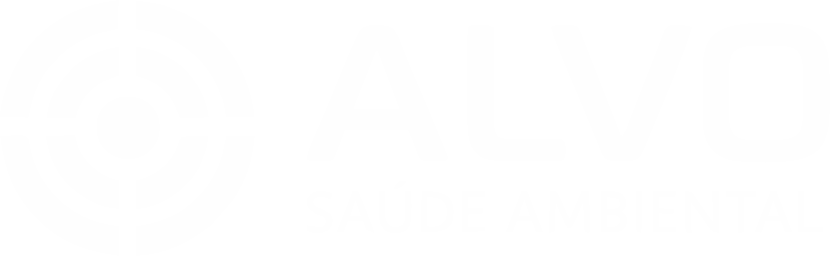 Logo Alvo Saúde Ambiental branco